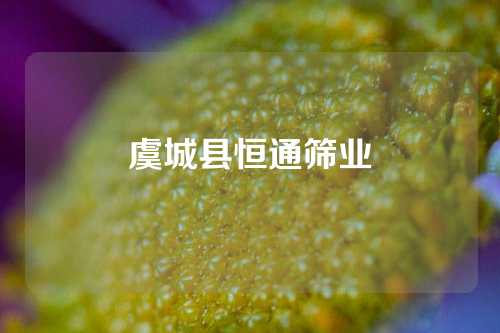 虞城县恒通筛业