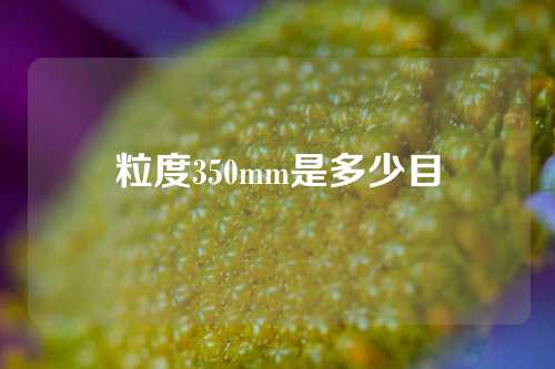 粒度350mm是多少目